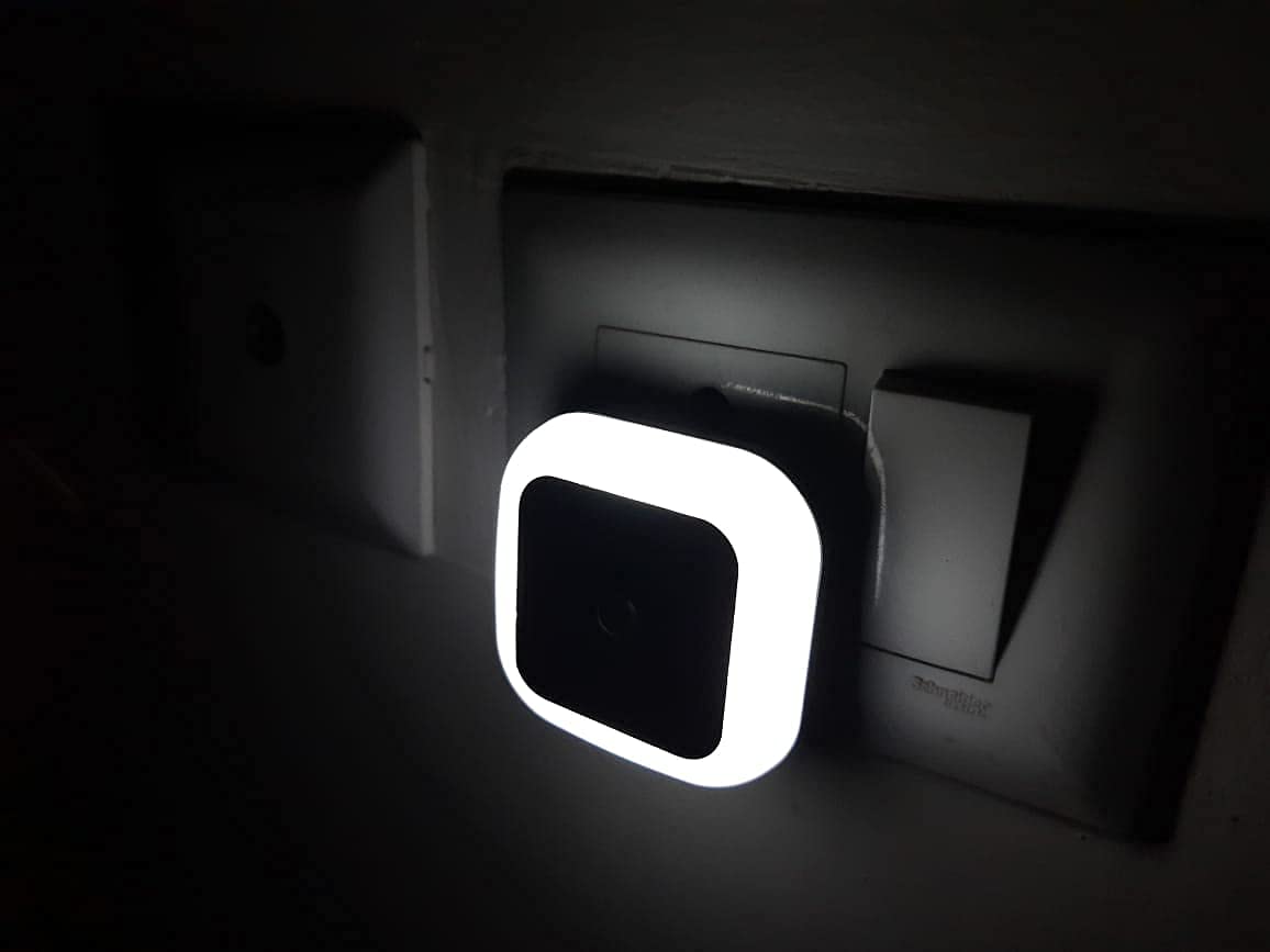 SkyShopy Led Plug In Smart Night Lamp With Automatic Sensor Smart Led Night Lamp -(Whiskey White) Pack Of 1(Polycarbonate) SkyShopy Led Plug In Smart Night Lamp With Automatic Sensor Smart Led Night Lamp -(Whiskey White) Pack Of 1(Polycarbonate)
